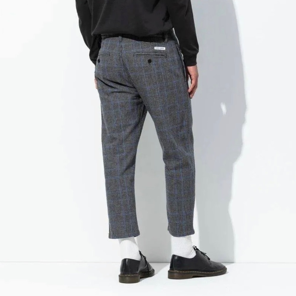 Banks Journal Mens Downtown Plaid Pants in Black Sz 30, new with tags